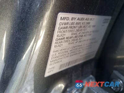 Zdjęcie 13 z 13 samochodu: 2022 AUDI SQ8 PRESTIGE VIN:WA1CWBF10ND004924 - miniatura