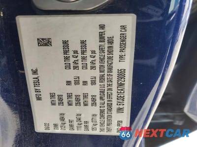 Zdjęcie 12 z 12 samochodu: 2022 TESLA MODEL 3 VIN:5YJ3E1EA7NF290865 - miniatura