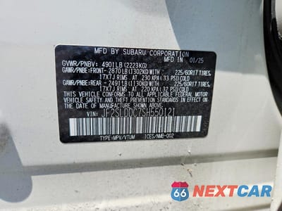 Zdjęcie 13 z 13 samochodu: 2025 SUBARU FORESTER PREMIUM VIN:JF2SLDDC7SH550121 - miniatura
