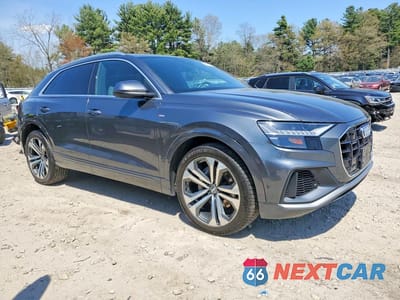 Czwarte zdjęcie samochodu z boku: 2020 AUDI Q8 PRESTIGE S-LINE VIN:WA1FVAF12LD009176 - miniatura