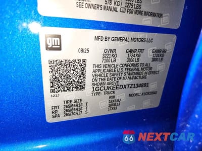 Zdjęcie 13 z 13 samochodu: 2026 CHEVROLET SILVERADO K1500 RST VIN:1GCUKEEDXTZ134891 - miniatura