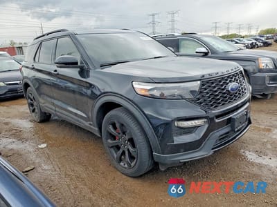 Czwarte zdjęcie samochodu z boku: 2022 FORD EXPLORER ST VIN:1FM5K8GC7NGB85219 - miniatura