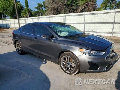 Czwarte zdjęcie samochodu z boku: 2020 FORD FUSION SEL VIN:3FA6P0CD8LR194016 - miniatura