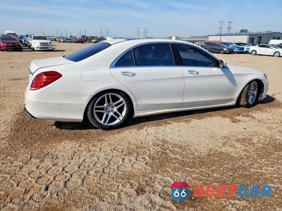 Trzecie zdjęcie samochodu z tyłu: 2014 MERCEDES-BENZ S 550 4MATIC VIN:WDDUG8FB7EA039048 - miniatura