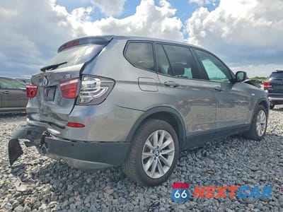 Trzecie zdjęcie samochodu z tyłu: 2014 BMW X3 XDRIVE28I VIN:5UXWX9C51E0D34256 - miniatura