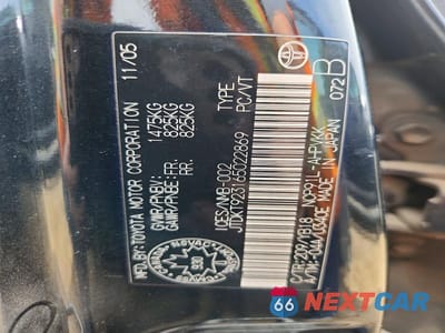 Zdjęcie 12 z 12 samochodu: 2006 TOYOTA YARIS VIN:JTDKT923165022869 - miniatura
