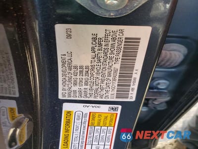 Zdjęcie 12 z 12 samochodu: 2024 HONDA ACCORD EX VIN:1HGCY1F36RA006827 - miniatura