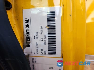 Zdjęcie 10 z 10 samochodu: 2019 INTERNATIONAL 4000 4300 VIN:1HTMMMML7KH514937 - miniatura