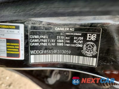 Zdjęcie 13 z 13 samochodu: 2009 MERCEDES-BENZ C 230 4MATIC VIN:WDDGF85X59F313059 - miniatura