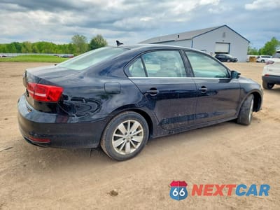 Trzecie zdjęcie samochodu z tyłu: 2015 VOLKSWAGEN JETTA SE VIN:3VWD07AJ6FM347367 - miniatura