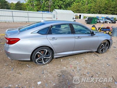 Trzecie zdjęcie samochodu z tyłu: 2018 HONDA ACCORD SPORT VIN:1HGCV1F32JA134401 - miniatura