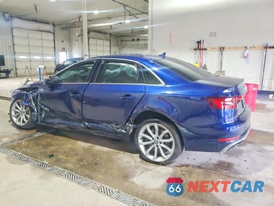 Drugie zdjęcie samochodu z przodu: 2019 AUDI A4 PREMIUM PLUS VIN:WAUENAF40KA018872 - miniatura