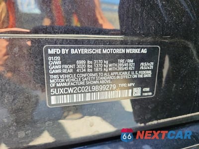 Zdjęcie 13 z 13 samochodu: 2020 BMW X7 XDRIVE40I VIN:5UXCW2C02L9B99279 - miniatura