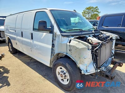Czwarte zdjęcie samochodu z boku: 2020 GMC SAVANA 2500 CARGO DELIVERY VAN VIN:1GTW7BFP8L1263678 - miniatura