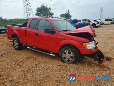 Czwarte zdjęcie samochodu z boku: 2010 FORD F150 SUPER CAB VIN:1FTEX1CW3AFB29596 - miniatura
