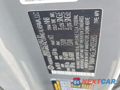 Zdjęcie 13 z 13 samochodu: 2024 HYUNDAI SANTA FE SE VIN:5NMP14GL2RH005880 - miniatura