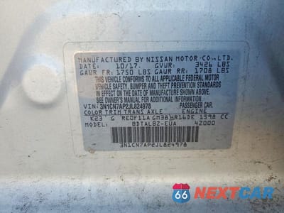 Zdjęcie 12 z 12 samochodu: 2018 NISSAN VERSA SV VIN:3N1CN7AP2JL824978 - miniatura