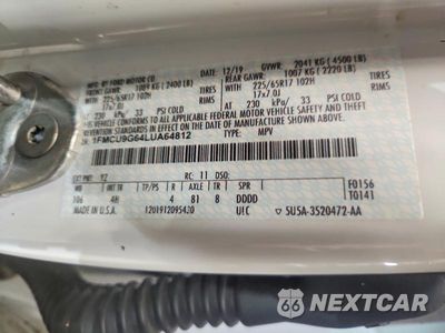 Zdjęcie 13 z 13 samochodu: 2020 FORD ESCAPE SE VIN:1FMCU9G64LUA64812 - miniatura