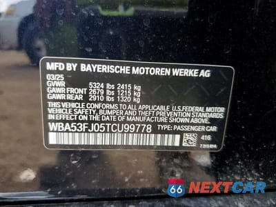 Zdjęcie 12 z 12 samochodu: 2026 BMW 530 XI VIN:WBA53FJ05TCU99778 - miniatura