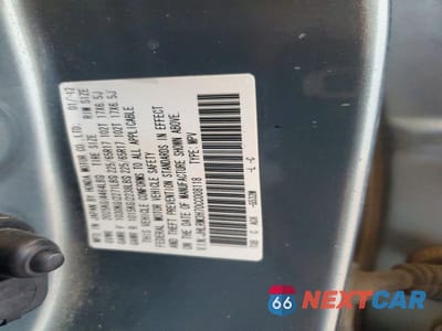 Zdjęcie 13 z 13 samochodu: 2012 HONDA CR-V EXL VIN:JHLRM3H70CC008118 - miniatura