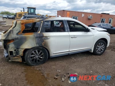 Trzecie zdjęcie samochodu z tyłu: 2014 INFINITI QX60 BASE VIN:5N1AL0MM4EC530837 - miniatura