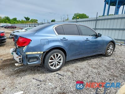 Trzecie zdjęcie samochodu z tyłu: 2009 INFINITI G37 VIN:JNKCV61F09M362113 - miniatura