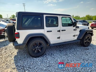 Trzecie zdjęcie samochodu z tyłu: 2020 JEEP WRANGLER UNLIMITED SPORT VIN:1C4HJXDG6LW201595 - miniatura