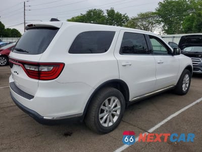 Trzecie zdjęcie samochodu z tyłu: 2019 DODGE DURANGO SXT VIN:1C4RDJAG8KC616219 - miniatura