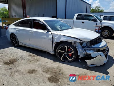 Czwarte zdjęcie samochodu z boku: 2020 HONDA ACCORD SPORT VIN:1HGCV1F38LA126418 - miniatura