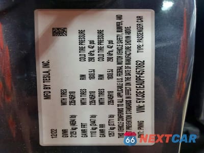 Zdjęcie 12 z 12 samochodu: 2023 TESLA MODEL 3 VIN:5YJ3E1EA0PF457862 - miniatura