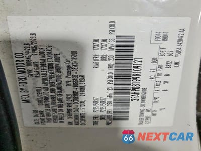 Zdjęcie 12 z 12 samochodu: 2009 FORD FUSION SEL VIN:3FAHP08199R109121 - miniatura