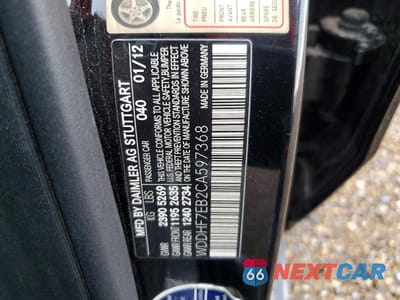 Zdjęcie 12 z 12 samochodu: 2012 MERCEDES-BENZ E 63 AMG VIN:WDDHF7EB2CA597368 - miniatura