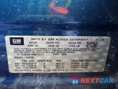 Zdjęcie 13 z 13 samochodu: 2019 BUICK ENCORE PREFERRED VIN:KL4CJASB7KB843211 - miniatura