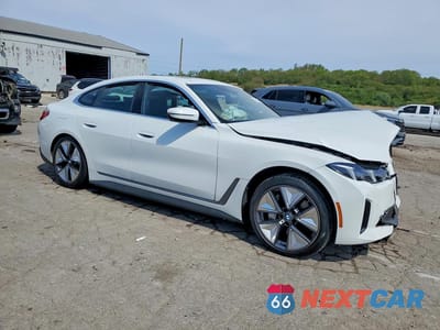 Czwarte zdjęcie samochodu z boku: 2025 BMW I4 XDRIVE 40 VIN:WBY43HD05SFV09727 - miniatura