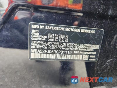Zdjęcie 12 z 12 samochodu: 2024 BMW 530 XI VIN:WBA53FJ05RCP81119 - miniatura