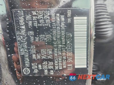 Zdjęcie 12 z 12 samochodu: 2025 HYUNDAI SANTA CRUZ SEL VIN:5NTJBDDE9SH151387 - miniatura