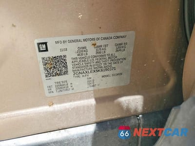 Zdjęcie 13 z 13 samochodu: 2019 CHEVROLET EQUINOX LT VIN:2GNAXLEX5K6190371 - miniatura