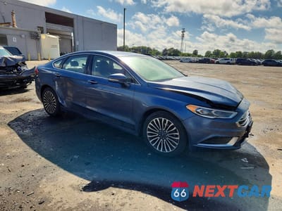Czwarte zdjęcie samochodu z boku: 2018 FORD FUSION SE VIN:3FA6P0HD5JR126407 - miniatura