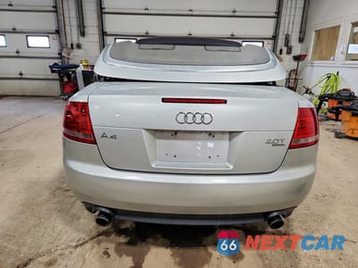 Zdjęcie 6 z 12 samochodu: 2007 AUDI A4 2.0T CABRIOLET QUATTRO VIN:WAUDF48H97K037111 - miniatura