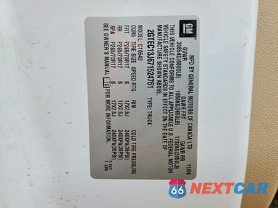 Zdjęcie 12 z 12 samochodu: 2007 GMC NEW SIERRA C1500 VIN:2GTEC13J671524761 - miniatura