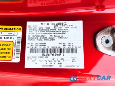 Zdjęcie 12 z 12 samochodu: 2024 FORD MUSTANG GT VIN:1FA6P8CFXR5409519 - miniatura