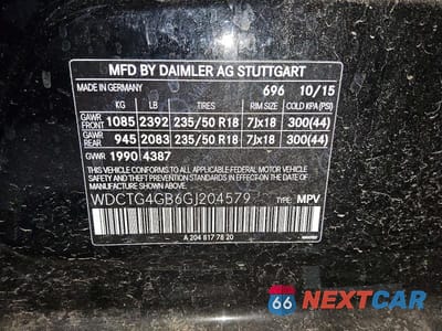 Zdjęcie 13 z 13 samochodu: 2016 MERCEDES-BENZ GLA 250 4MATIC VIN:WDCTG4GB6GJ204579 - miniatura