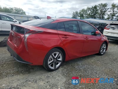 Trzecie zdjęcie samochodu z tyłu: 2018 TOYOTA PRIUS FOUR TOURING VIN:JTDKARFU1J3547993 - miniatura