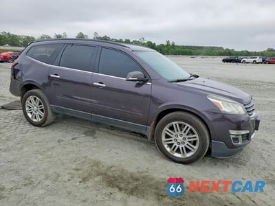 Czwarte zdjęcie samochodu z boku: 2015 CHEVROLET TRAVERSE LT VIN:1GNKRGKD5FJ173787 - miniatura