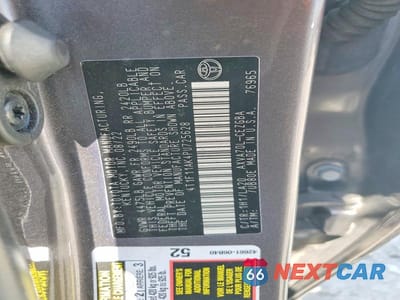 Zdjęcie 12 z 12 samochodu: 2023 TOYOTA CAMRY XLE VIN:4T1F11AK4PU725628 - miniatura