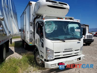 Czwarte zdjęcie samochodu z boku: 2014 ISUZU NRR REFRIGERATED BOX TRUCK VIN:JALE5W167E7302086 - miniatura