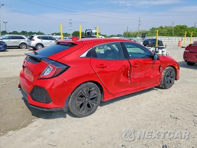 Trzecie zdjęcie samochodu z tyłu: 2018 HONDA CIVIC EX VIN:SHHFK7H56JU237638 - miniatura