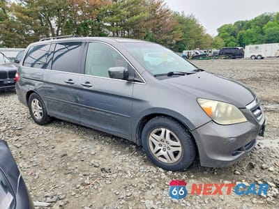 Czwarte zdjęcie samochodu z boku: 2007 HONDA ODYSSEY EX VIN:5FNRL38487B436422 - miniatura