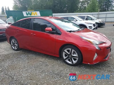 Czwarte zdjęcie samochodu z boku: 2018 TOYOTA PRIUS FOUR TOURING VIN:JTDKARFU1J3547993 - miniatura