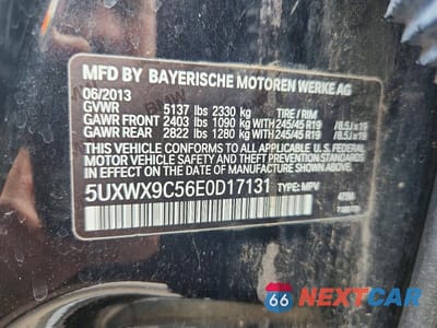 Zdjęcie 13 z 13 samochodu: 2014 BMW X3 XDRIVE28I VIN:5UXWX9C56E0D17131 - miniatura